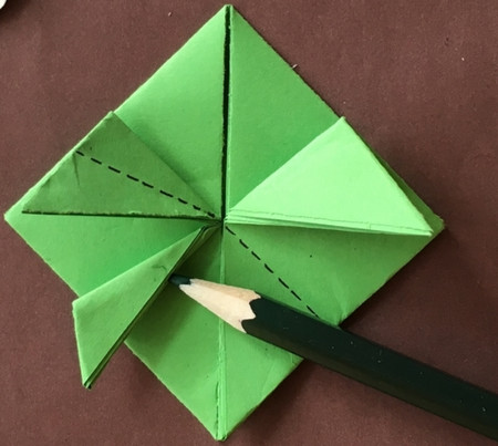 Origami Frog-No:4-Origami Aquatic