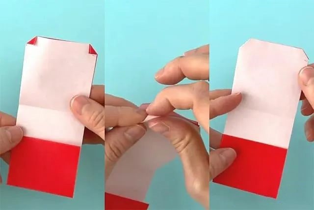 Origami Schoolbag-No:9-Origami Container