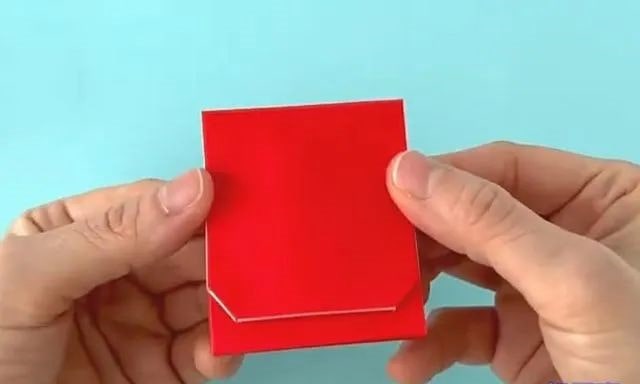 Origami Schoolbag-No:10-Origami Container