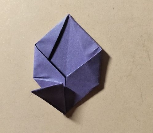Origami Five - petal Flower-No:16-Origami Plant