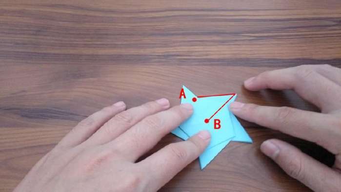 Origami Five - pointed Star-No:11-Origami other