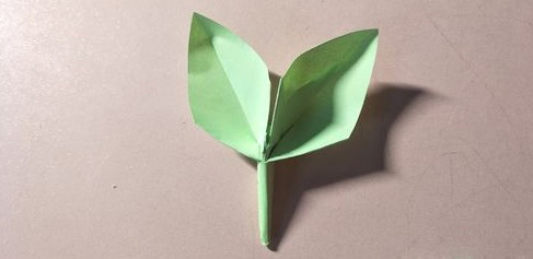Origami Green Sprout-No:13-Origami Plant