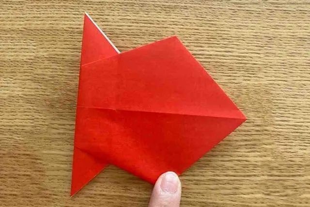 折纸可爱的小鱼幼儿-第10张-水生生物折纸