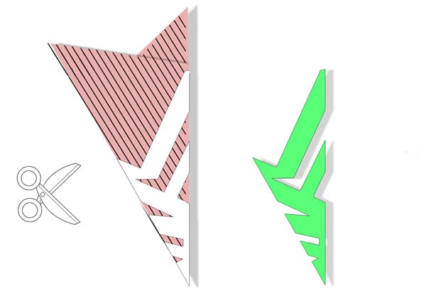 Paper-cut of Six-Pointed Snowflake Patterns-No:3-Snowflake Paper Cutting