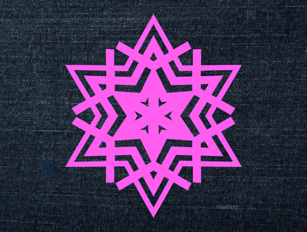 精美雪花剪纸教程
