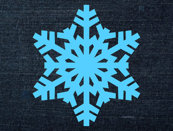 DIY Snowflakes Cutting Tutorial-No:1-Snowflake Paper Cutting
