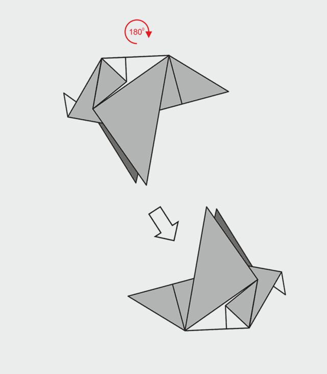 Origami Pigeon easy-No:13-Origami Bird
