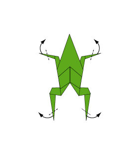 How to Fold an Origami Frog-No:22-Origami Aquatic