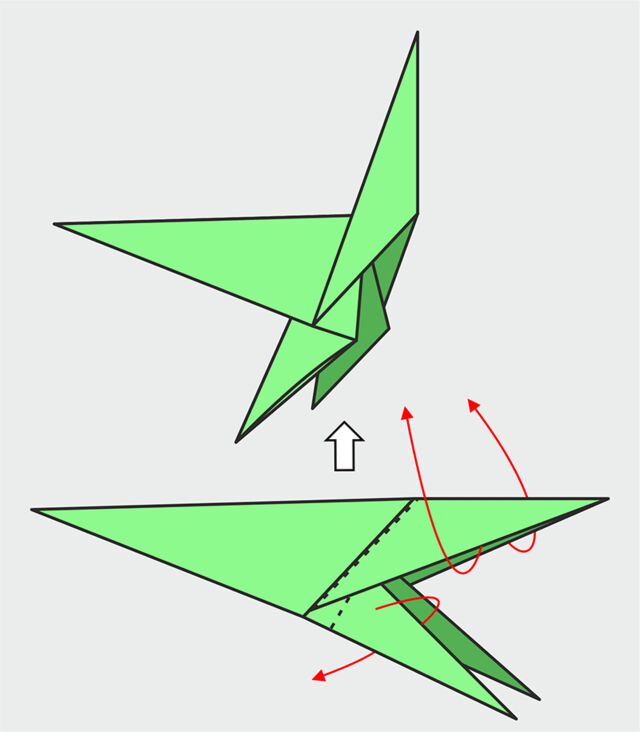 Origami Dinosaur step by step-No:12-Origami Animals