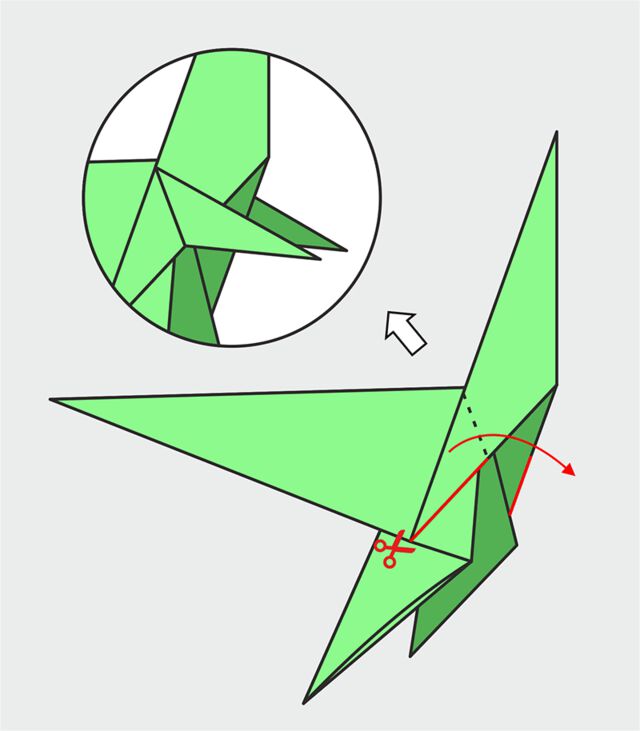 Origami Dinosaur step by step-No:13-Origami Animals